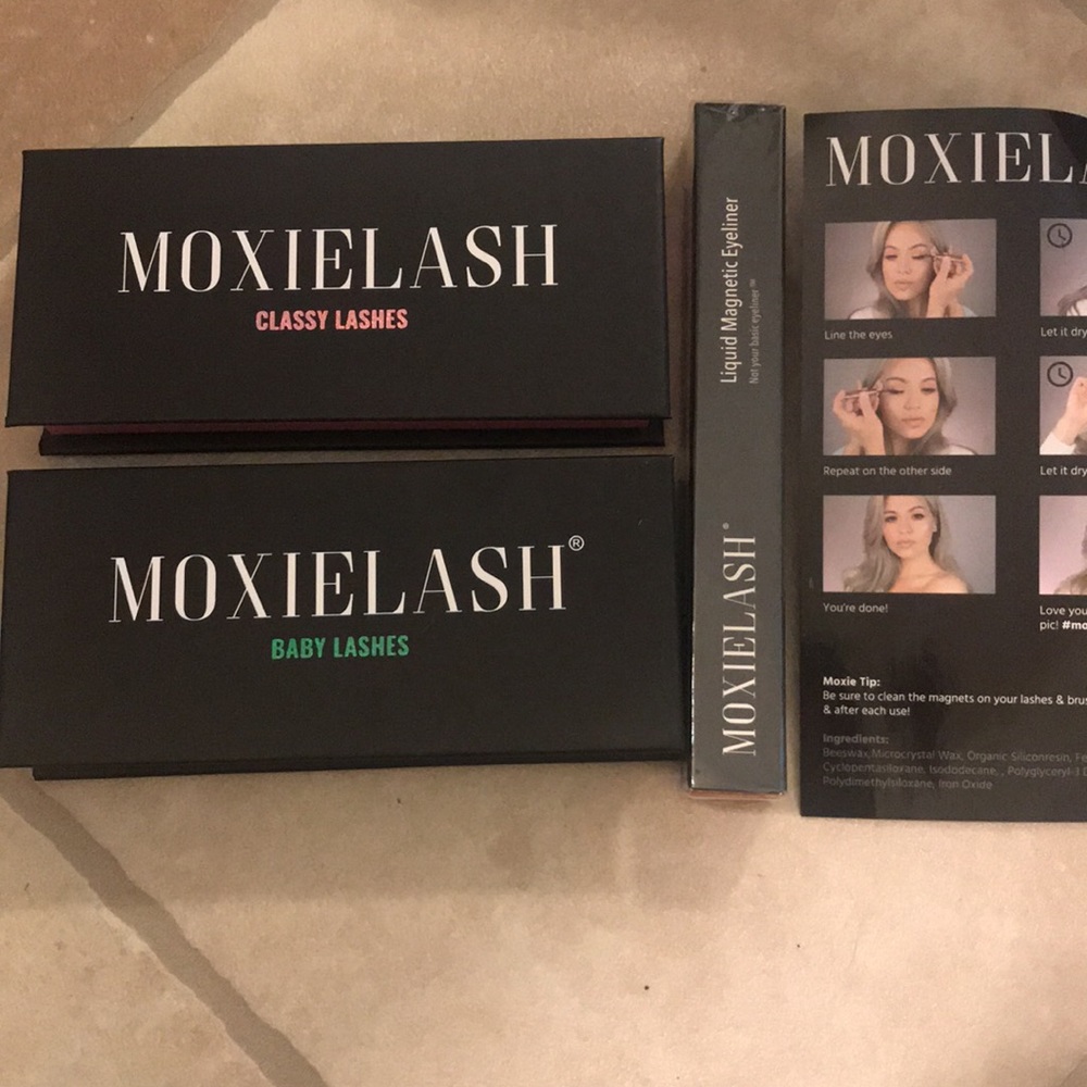 MoxieLash Magnetic lashes and liner